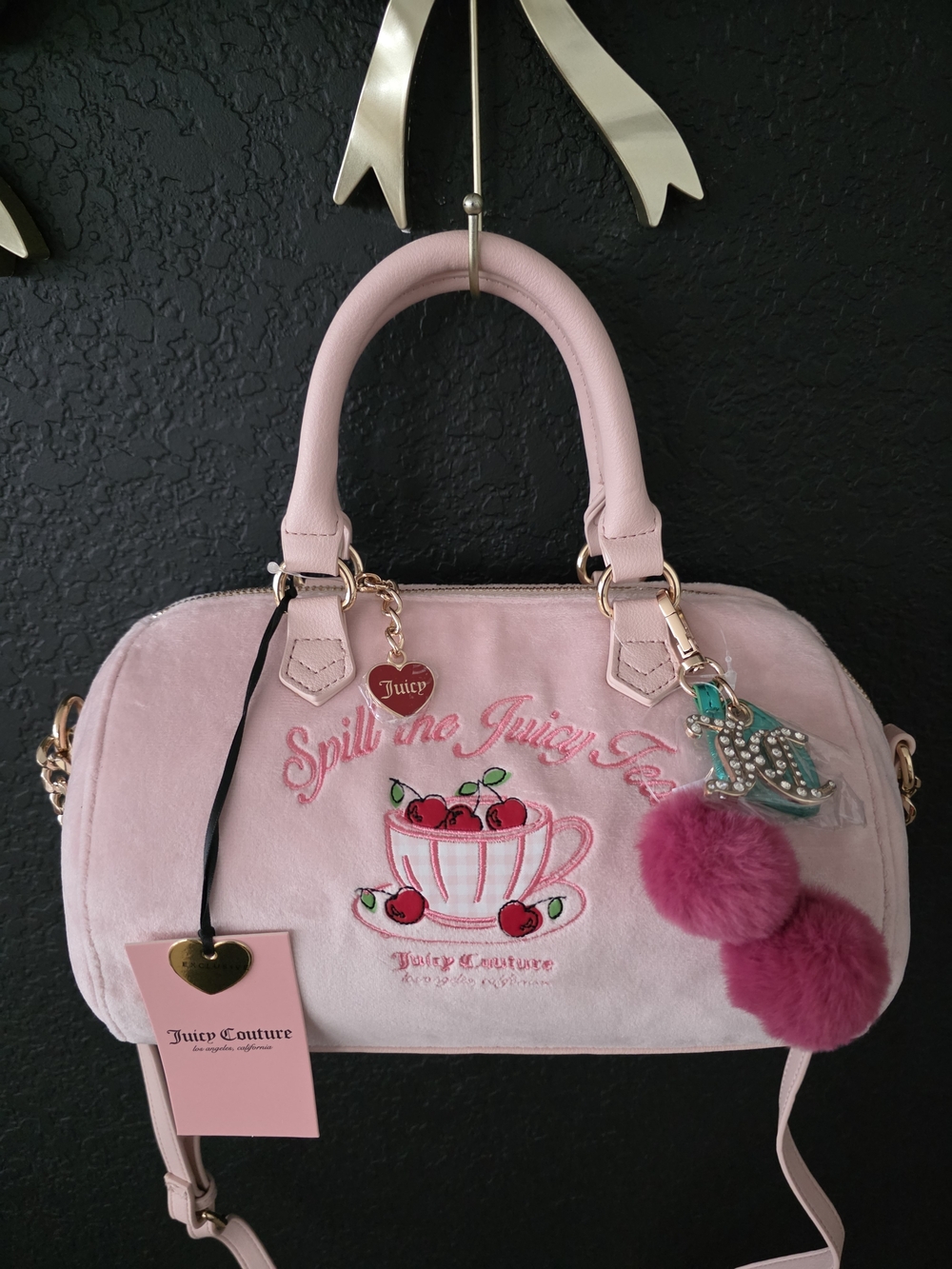 NWT Juicy Couture Sweet Tea Party Satchel